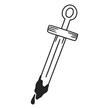 Sword blood halloween stroke