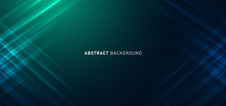 Digital technology banner green blue background concept, cyber technology circuit, abstract tech, innovation future data, internet network, Ai big data, futuristic wifi connection illustration concept
