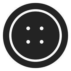 Clothing button cut out