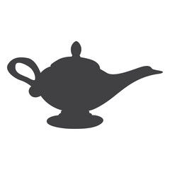 Obraz premium Lamb magic arabic silhouette