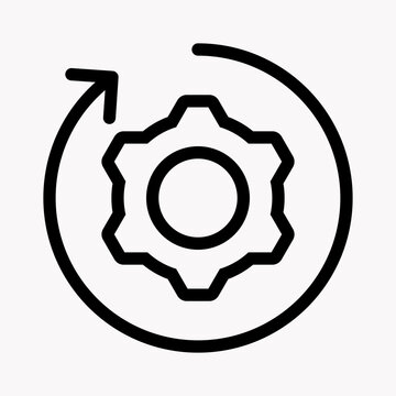 Ongoing Monitoring AML Rounded Outline Icon
