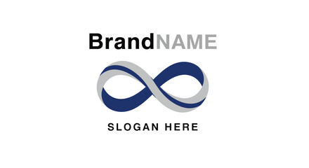 Infinity Symbol Logo Template Design Element.