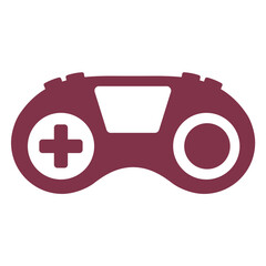 Retro joystick filled stroke gaming © Vexels