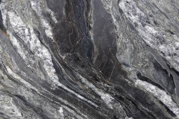 black and grey marble texture with scratched, marble stone surface with natural vein patterns