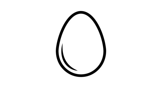 Close-up of a Fresh Egg with Smooth Surface and Natural Color