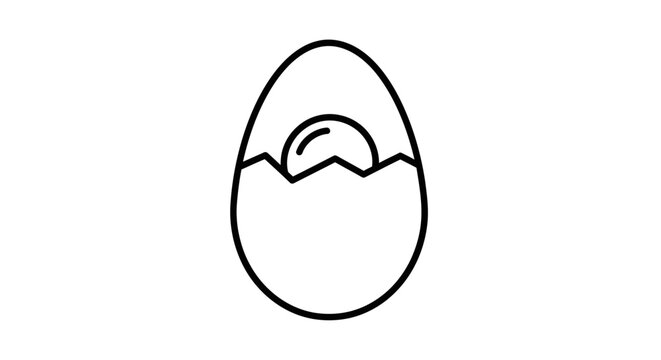 Close-up of a hatching egg with a tiny chick emerging from the shell