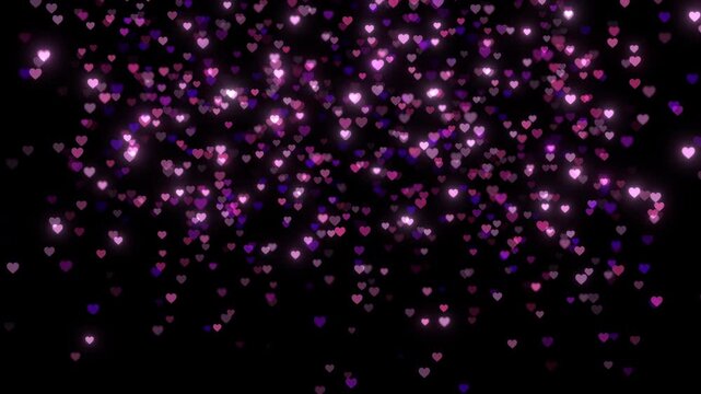 beautiful pink candy heart background video