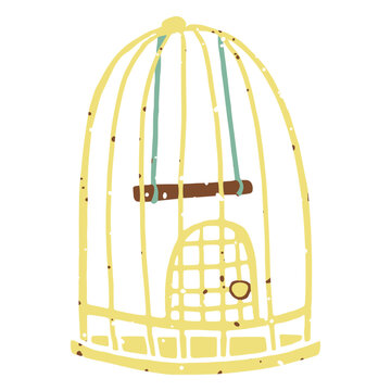 Pastel bird carge icon