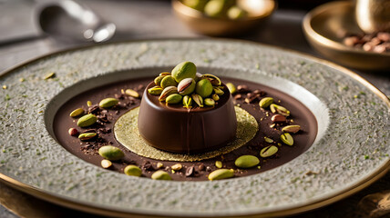 chocolate mousse dessert