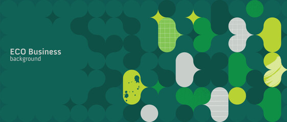 Fototapeta premium green eco leaves background, concept of sustainability ecology green energy environment friendly business. template for ad brochure poster banner with copy space