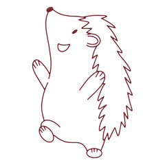 Cute hedgehog character © Vexels