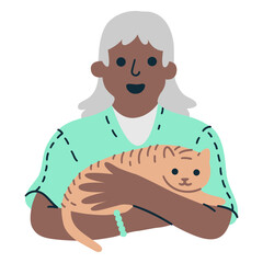 Cat veterinarian doctor people