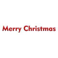 Merry Christmas Red 3D Inflatable Balloon Text Effect | 3D Render Illustration of Shiny Christmas Lettering for Celebration, Greeting Card, Banner and Seasonal Promotion