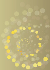 vector illustration of an abstract background with spirals of circles and lights