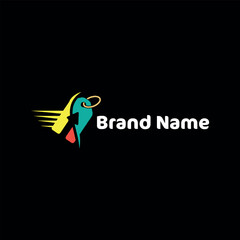 ecommerce online store logo design vector