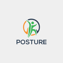 orthopedic healthcare logo design vector