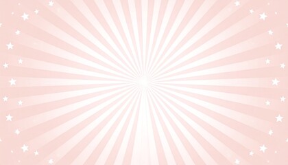 Pop Art Starburst Frame with Concentrated Lines in Bright Stars