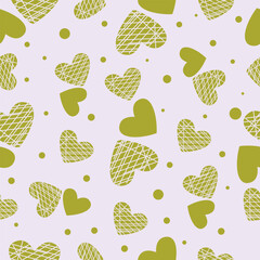 seamless pattern with heart