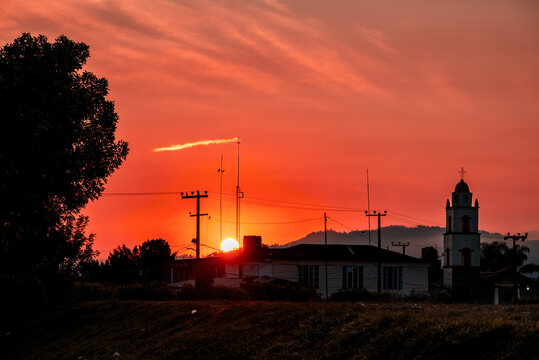 Amanecer en tenango de las flores
