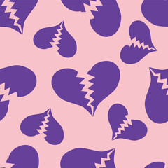 valentine day, valentine seamless pattern with hearts design for fabric, cotton, wallpaper, satin, carpet.
