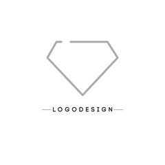 Modern Corporate Logo Template with Geometric Abstract Hexagon Icon and Professional Typography, Minimalist Business Identity Design Element Isolated on White Background