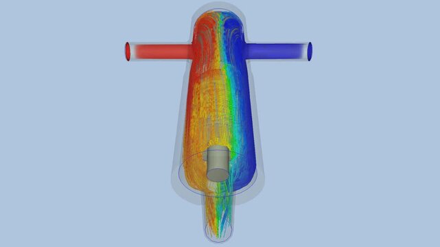 Faucet airflow simulation - CFD simulation Computational fluid dynamics