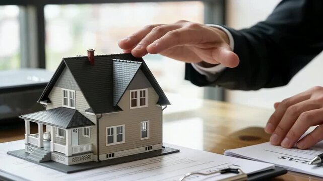 Model house contract with agent protection insurance and professional real estate assurance
