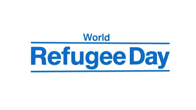 World Refugee Day awareness campaign logo