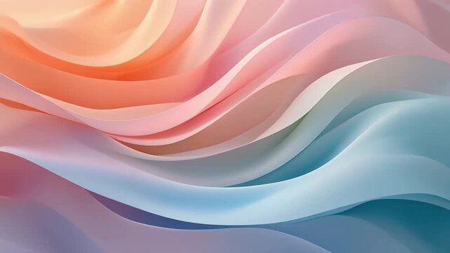 Pastel color sheets luminous overlapping layers subtle glow cinematic surreal ethereal ambience cascading softly glowing futuristic abstract unique style