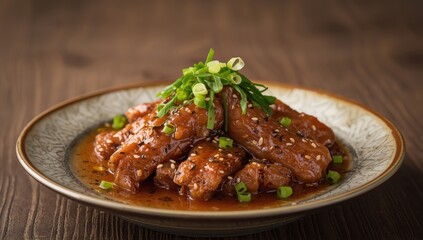Fototapeta premium Korean dish of pig's feet