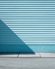 Fototapeta premium Pale blue horizontal lines