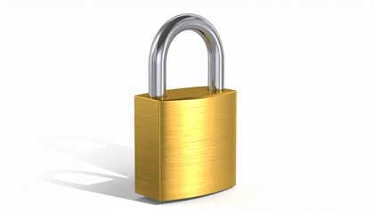 Naklejka premium padlock with key