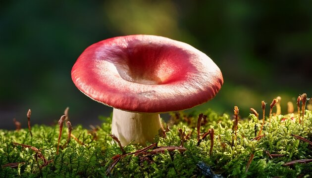 Russula Una De Las Especies Mas Llamativas Del Bosque Cuando Esta Fresca