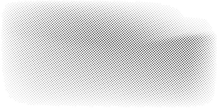 Halftone gradient. Dotted gradient, smooth dots spraying and halftones dot background seamless horizontal geometric pattern vector template set. eps10.