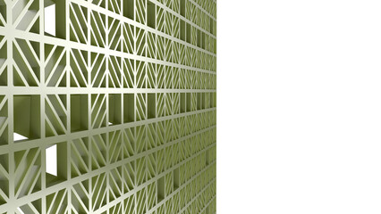 variety of metal facade