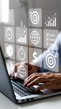 Digital checklist for online assessment and survey with quiz and form completion