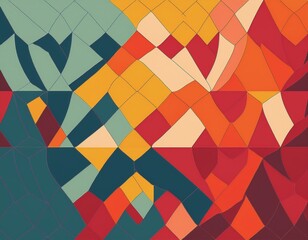 abstract geometric background generative ai