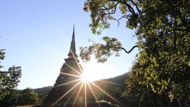 The background of the video is a natural atmosphere surrounded by mountains, trees, streams, wind blowing through the grass, tea plantations and beautiful orchards during the journey.