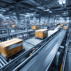 Efficient Package Delivery System in Modern Warehouse Environment