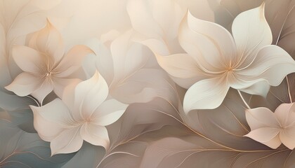 soft light floral background wallpaper pattern