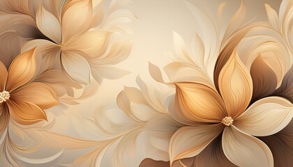 soft light muted earthy abstract floral background wallpaper pattern