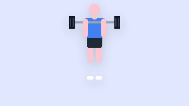Figure Dumbbell Lateral Raise Animation