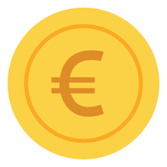 Obraz premium Golden Euro Coin: A close-up shot of a radiant golden euro coin. A tangible symbol of wealth, economic stability, and financial transactions. A representation of the currency.