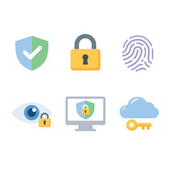 Security and privacy icons pack