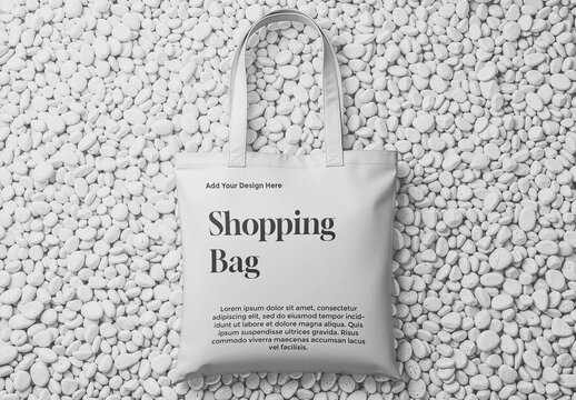 Pebble Tote Bag Mockup
