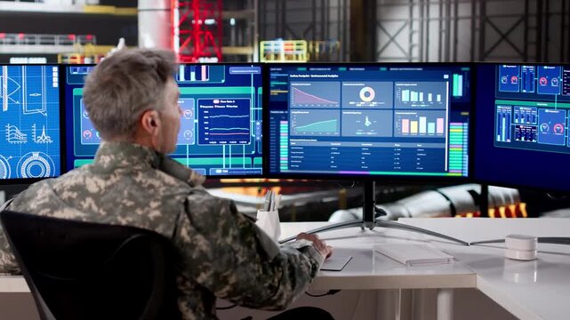 Monitoring Rocket Manufacturing On Desktop Computer