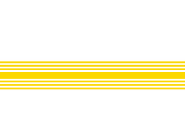 Gold color horizontal straight line on white background.