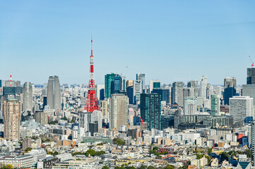 日本東京の都市風景
