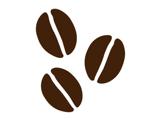 カフェをイメージしたコーヒー豆のアイコン