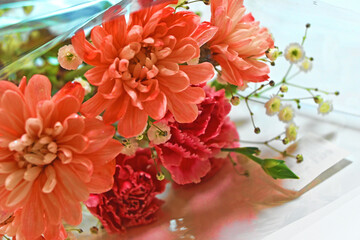 カーネーションの花束